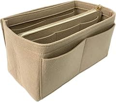 Gold Fortune Purse Bag Organizer Insert Handbags for Women Closet with Zipper (Large, Beige) - Amazon.ae Price Tracker