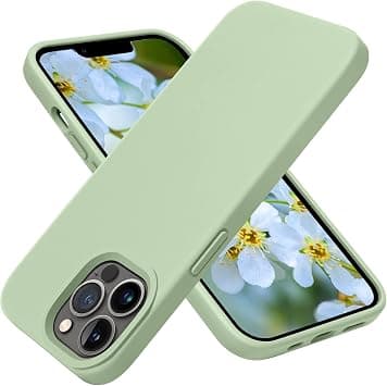 OTOFLY iPhone 13 Pro Max Case - Slim & Shockproof Silicone Thin Cover (Pale Green) - Amazon.ae Price Tracker