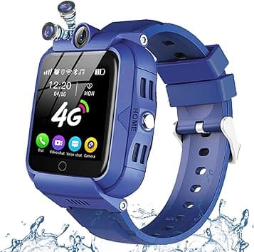Kids Smart Watch, 4G GPS Tracker Child Phone Smartwatch with WiFi, SMS, Call, Voice Video Chat, Bluetooth, Alarm, Pedometer, Wrist Watch Suitable for 4-16 Boys Girls Birthday Gifts. - Amazon.ae Price Tracker