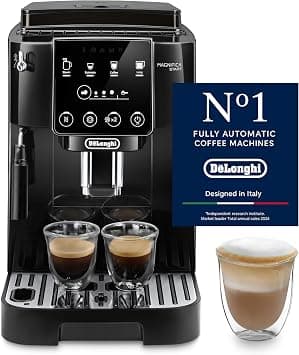 De'Longhi Coffee Machine MAGNIFICA START Fully Automatic Espresso Machine with 6+ Hot & Iced Beverages, Soft Touch Interface, Milk Frother, 13 Grinder Settings, Twin Shot ECAM222.20.B (Made in Europe) - Amazon.ae Price Tracker
