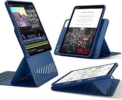 ESR for iPad Pro 11 Inch Case (2022/2021/2020/2018, 4th/3rd/2nd/1st Generation), Removable Magnetic Cover, Adjustable Portrait/Landscape Stand with Raised Display View, 9 Standing Angles, Blue | Removable magnetic cover, adjustable portrait / landscape stand with raised display view, 9 standing angles - Amazon.ae Price Tracker