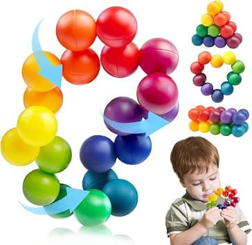 Autism Sensory Fidget Toys for Kids Toddler, Airplane Travel Essentials Toys for Age 5-7, Autistic ADHD Figette Ball Calm Down Toddlers Activities for 3-5, Valentine Gift Easter Busket Stuffer for Kid - Amazon.ae Price Tracker