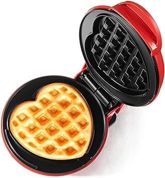Oblivion Waffle Machine 1 Pc – Heart Shape Mini Waffle Maker Machine, Non-Stick Coating, Compact Electric Gadget for Quickhanded Crispy Waffle, Snacks & Desserts, Fast Heating, Best for Home & Kitchen - Amazon.ae Price Tracker