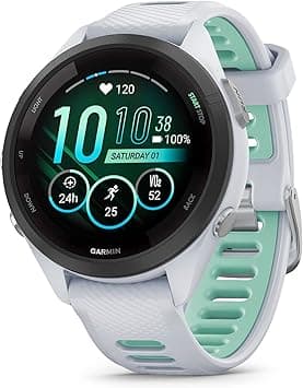 GARMIN Forerunner 265s - 42mm | Runners Smart Watch with 15 Days Battery Life in Smartwatch Mode | Scratch Resistant Touch Screen Amoled Display with Health Tracking and Advanced GPS - Amazon.ae Price Tracker