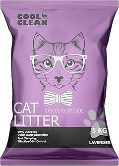 Cool Clean Clumping Cat Litter, Lavender - 5Kg - Amazon.ae Price Tracker