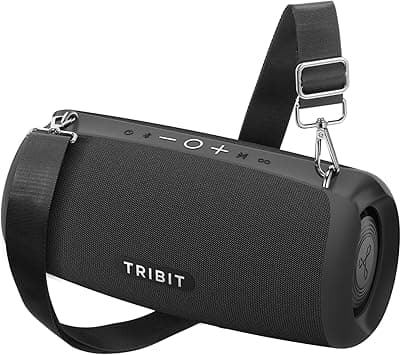 Tribit StormBox Lava Portable Bluetooth Speaker, 80W Loud Wireless Speaker, 24H Playtime, IP67 Waterproof, Bluetooth 5.4, Custom EQ, XBass, Built-in Mic, TWS Pairing for Camping/Beach/Party/Outdoor - Amazon.ae Price Tracker
