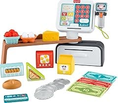 Fisher-Price Toddler Learning Toy Laugh & Learn Count & Shop Cash Register Play Store with 20 Pieces for Pretend Play Kids Ages 2+ Years - Amazon.ae Price Tracker