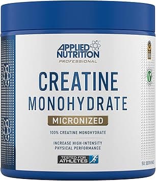 Applied Nutrition Creatine Monohydrate Powder 250g – 100% Micronized Creatine – 5g per Serving – Unflavoured – Supports High-Intensity Performance – 50 Servings - Amazon.ae Price Tracker