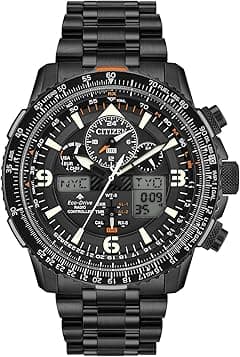 Citizen Men's Promaster Air Skyhawk Eco-Drive Pilot Watch, Atomic Timkeeping Technology, Chronograph, Power Reserve Indicator, Ana-digi Display, Luminous Hands and Markers, Anti-Reflective Crystal - Amazon.ae Price Tracker