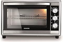 Kenwood 56L Toaster Oven Oven Toaster Grill Large Capacity Double Glass Door Multifunctional With Rotisserie And Convection Function For Grilling, Silver, Stainless Steal, Mom56.000Ss - Amazon.ae Price Tracker