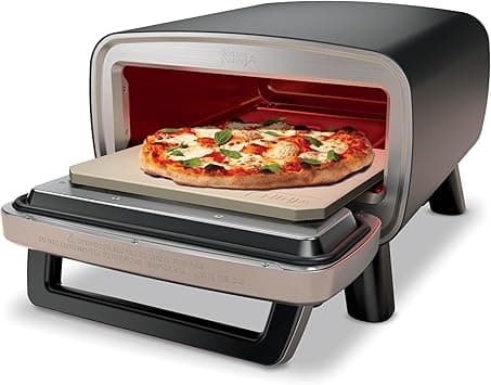Ninja Artisan Outdoor Pizza Oven, 12-inch, 3-minute Pizza, Neapolitan, Thin Crust, New York Chicago, Custom, 700F Max Temperature, Electric Heat, Bake, Broil, Proof, Warm, MO201 - Amazon.ae Price Tracker