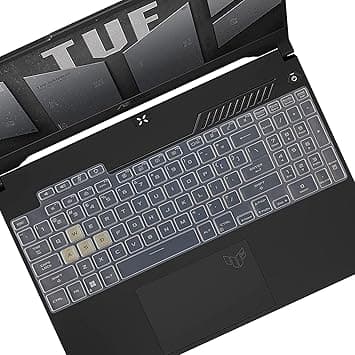 Raya Silicone Keyboard Cover For Asus Tuf 2022 & 2023 A15 / A16 A17 F15 F17 2024 Gaming Laptops (Clear Silicone) - Amazon.ae Price Tracker