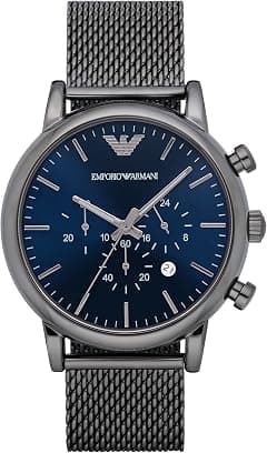Emporio Armani Men's Chronograph Dress Watch With Quartz Movement - Amazon.ae Price Tracker