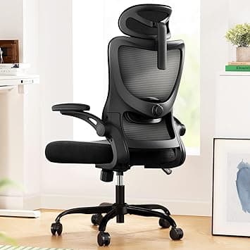 Marsail Ergonomic Office Chair: Office Computer Desk Chair with High Back Mesh and Adjustable Lumbar Support Rolling Work Swivel Task Chairs with Wheel 3D Armrests and Headrest - Amazon.ae Price Tracker