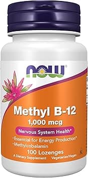 Now Foods Methyl B-12, 100 Lozenges 1000 mcg - Amazon.ae Price Tracker