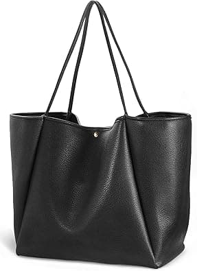 HOXIS Oversize Vegan Leather Tote Women Weekender Bag Shopper Handbag Travel Purse - Amazon.ae Price Tracker