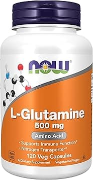 NOW Foods - L-Glutamine 500 Mg. 120 Capsules - Amazon.ae Price Tracker