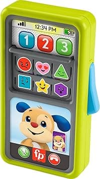 Fisher-Price Laugh & Learn Baby & Toddler Toy 2-in-1 Slide to Learn Smartphone with Lights & Music for Ages 9+ Months - Amazon.ae Price Tracker