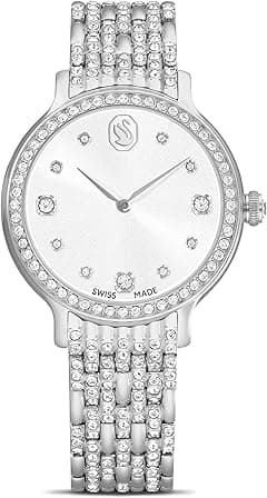 Swarovski Imber Watch, Swiss Made, Metal Bracelet, Silver Tone, Stainless Steel - Amazon.ae Price Tracker