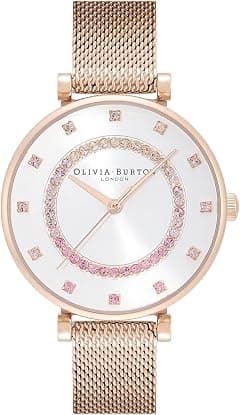 Olivia burton Belgrave Analog Silver Dial Women's Watch-24000006 - Amazon.ae Price Tracker