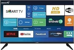 Videocon 32 Inch Edgeless Android 14 HD Ready Smart TV With Google Assistant, Google Play, & WiFi - E32EL1100 - Amazon.ae Price Tracker
