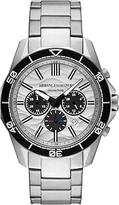 A|X Armani Exchange Dive-Inspired Sports Watch for Men with Stainless Steel or Silicone Band - Amazon.ae Price Tracker