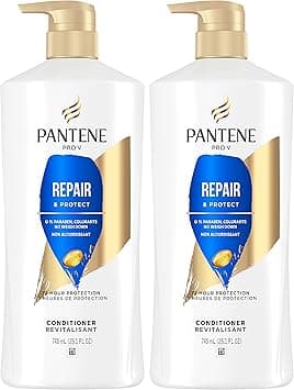 Pantene Pro-V Repair & Protect Conditioner Twin Pack (25.1 Fl Oz) with Intense Rescue Shot Treatment (0.5 Oz) for Dry Hair - Amazon.ae Price Tracker