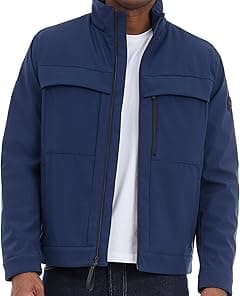 Michael Kors Mens Soft Shell Jacket, Wind and Water Resistant Coat Jacket - Amazon.ae Price Tracker