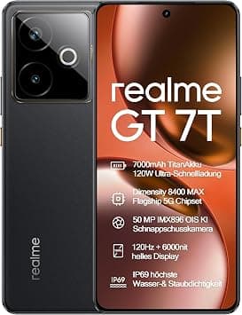 Realme GT 7T DUAL-SIM 256GB ROM + 12GB RAM (GSM Only|No CDMA) Factory Unlocked 5G Smartphone (Black) - International Version - Amazon.ae Price Tracker