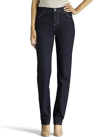 Lee womens Instantly Slims Classic Relaxed Fit Monroe Straight Leg Jean Jeans - Amazon.ae Price Tracker