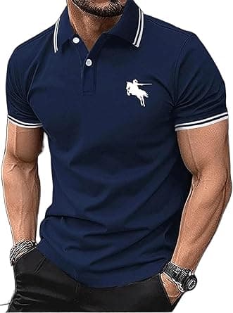 Lymio Polo T Shirt for Men || Men Casual T-Shirt || Polo - Amazon.ae Price Tracker