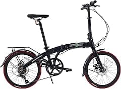 'ECOSMO 20'' Lightweight Alloy Folding City Bicycle Bike, 12kg, Made with 7 SP SHIMANO Gears, Small fold up size - 20AF09' - Amazon.ae Price Tracker