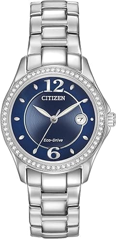 Citizen Ladies' Classic Silhouette Crystal Eco-Drive Watch, 3-Hand Date, Luminous Hands - Amazon.ae Price Tracker