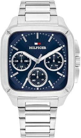 Tommy Hilfiger Analogue Multifunction Quartz Watch for Men with Silver Stainless Steel Bracelet - 1792222 - Amazon.ae Price Tracker