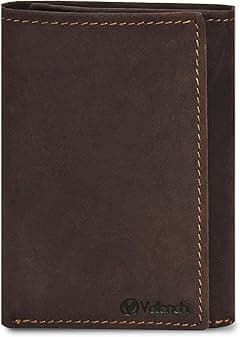 VALENCHI Men's Genuine Leather Rfid Blocking Slim Trifold Wallet With 7 Cards+1 Id Window+2 Note Compartments - Amazon.ae Price Tracker