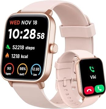 Smart Watch for Women Android & iPhone, Alexa Built-in, IP68 Waterproof Activity Fitness Tracker with Bluetooth Call (Answer/Make), 1.8" Smartwatch with Heart Rate/SpO2/Sleep Monitor, 100+ Sports Mode - Amazon.ae Price Tracker