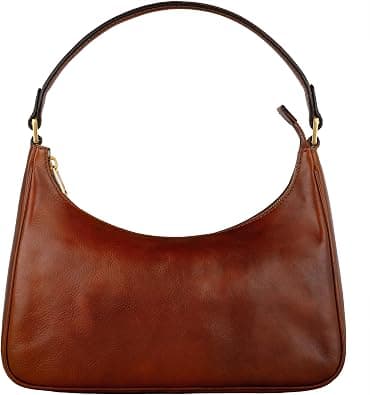 Time Resistance Leather Handbag - Full Grain Leather Purse for Women - Shoulder Bag - Amazon.ae Price Tracker