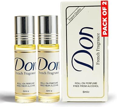 Don French Fragrance Oil Roll-On – Premium Unisex Perfume Oil – Luxury Don Attar – Travel-Friendly Roll On Scent Oil – 6ml (2-Pack) - Amazon.ae Price Tracker