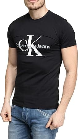 Calvin Klein Men Monogram Slim T-Shirt (pack of 1) - Amazon.ae Price Tracker