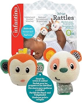 Infantino - Wrist Rattles - Monkeypanda - Amazon.ae Price Tracker
