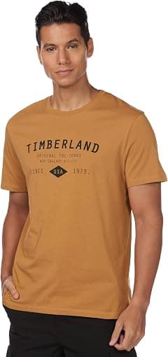 Timberland Mens TFO SS Workwear Label TEES AND T-SHIRTS (pack of 1) - Amazon.ae Price Tracker