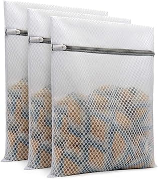 Andeya 3Pcs Durable Honeycomb Mesh Laundry Bags for Delicates 12 x 16 Inches - Amazon.ae Price Tracker