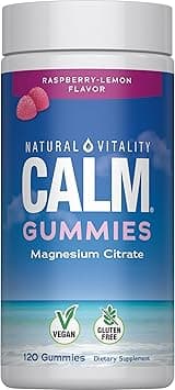 Natural Vitality Calm The Anti-Stress Gummies with Raspberry-Lemon Flavor - 120 Gummies - Amazon.ae Price Tracker