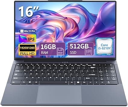 2025 Laptop I5, 16 Inch Computer Up To 3.60Ghz, Traditional Computers With 16Gb Ram 512Gb Ssd, Fhd 1920X1200, 180° Angle Open, Backlit Keyboard, Lap Top For Student Business Work - Amazon.ae Price Tracker