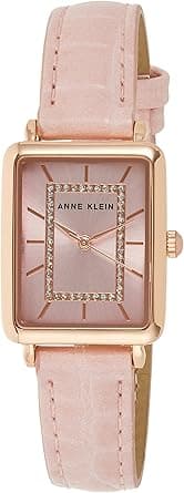 Anne Klein Women's Glitter Accented Croco-Grain Strap Watch, AK/3820 - Amazon.ae Price Tracker