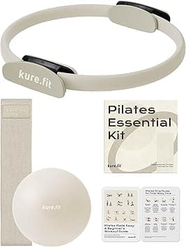 Home Pilates Essentials Kit for Women مجموعة بيلاتس | Pilates Ring, Mini Ball, Booty Band Set | Pilates Equipment Starter Set in Gift Box | Workout Guide Included - Amazon.ae Price Tracker