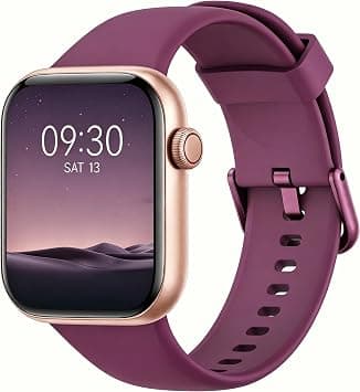 Smart Watch, 1.85"Smartwatch for Men Women (Answer/Make Call), FitnessTracker with 140+Sport Modes, IP68Waterproof, Heart Rate/Sleep/Spo2Monitor, Pedometer, Activity Tracker for AndroidiOS DeepPurple - Amazon.ae Price Tracker