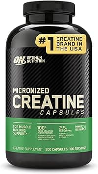 Optimum Nutrition Micronized Creatine Monohydrate Capsules, Keto Friendly, 2500mg, 200 Capsules - Amazon.ae Price Tracker