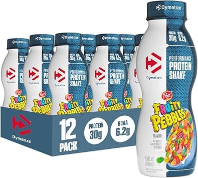 Dymatize Performance Protein Shake, 30g Protein, Fruity Pebbles, 11.5 fl oz, 12 Pack - Amazon.ae Price Tracker