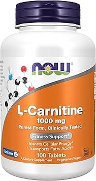 NOW Supplements, L-Carnitine 1,000 mg, Purest Form, Amino Acid, Fitness Support*, 100 Tablets - Amazon.ae Price Tracker